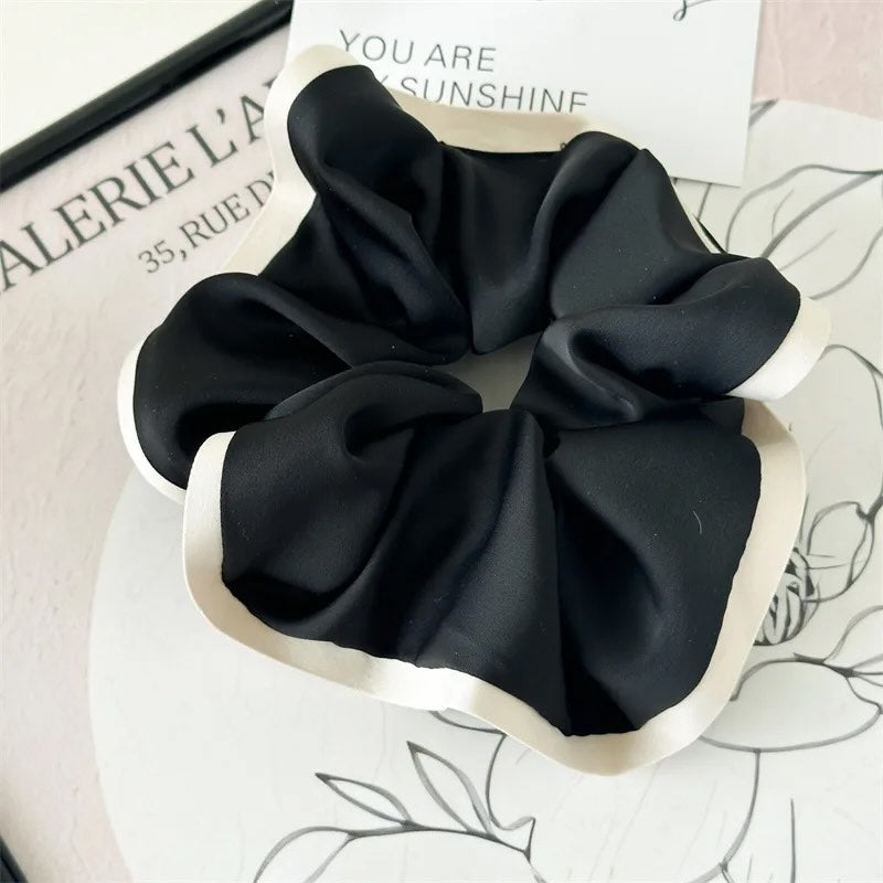 Scrunchie με διπλό χρώμα