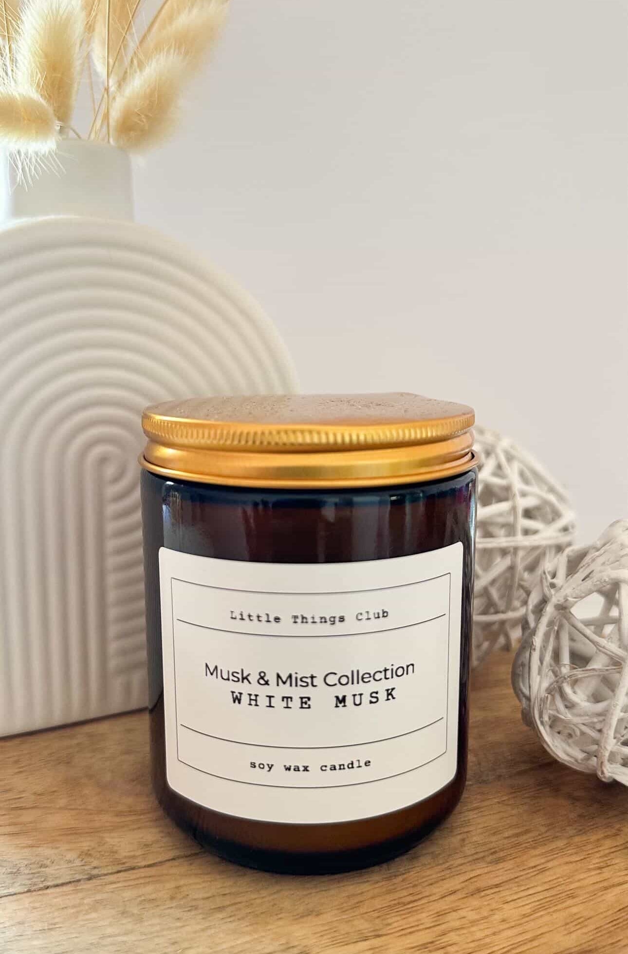 Καραμελέ βάζο με άρωμα White Musk