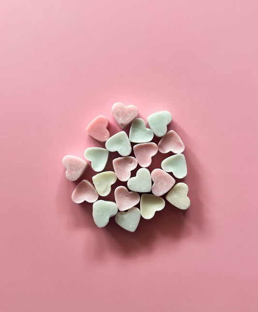 little hearts wax melts