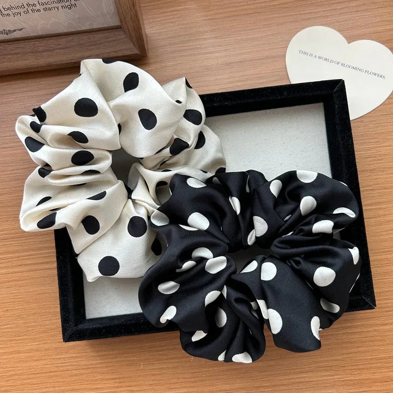 Polka Dot Scrunchie