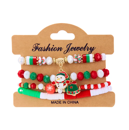 Χριστουγεννιάτικα βραχιολάκια με charms