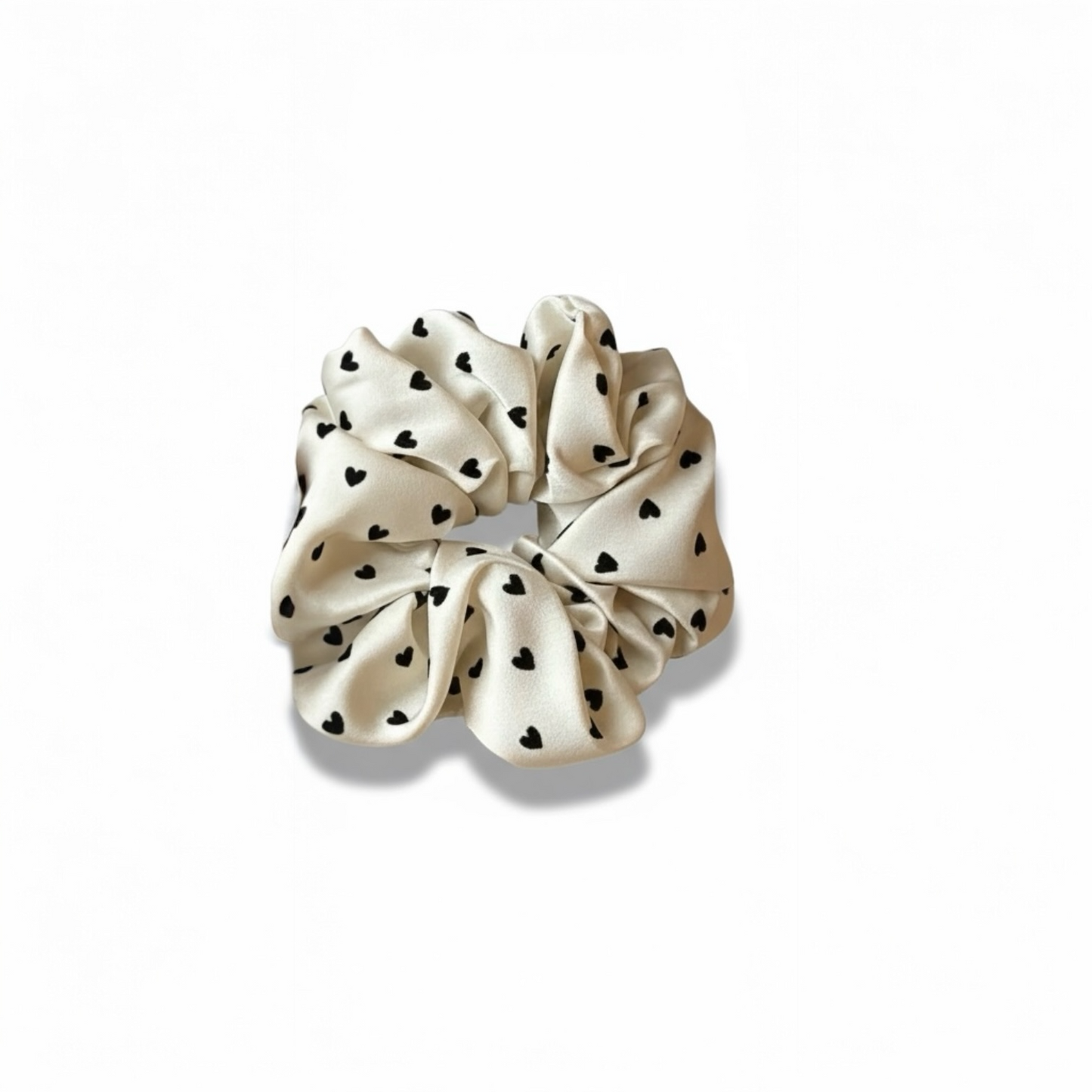 Scrunchie με μικρές καρδούλες