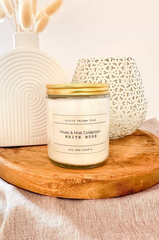 Γυάλινο βάζο με άρωμα White Musk