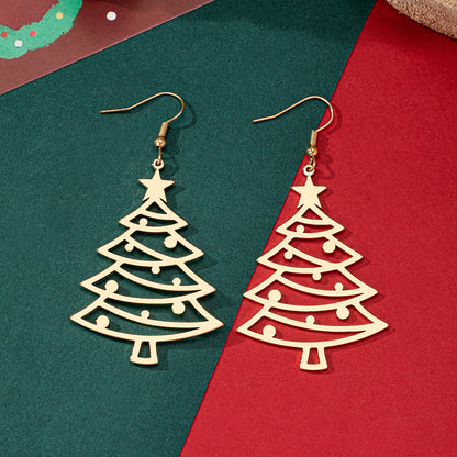 Χριστουγεννιάτικα κρεμαστά σκουλαρίκια