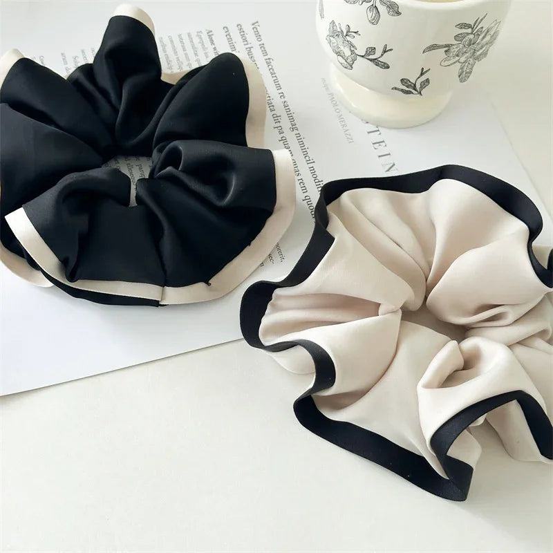 Scrunchie με διπλό χρώμα